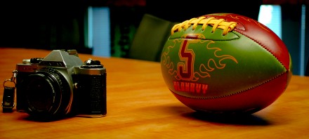 Camera and Football